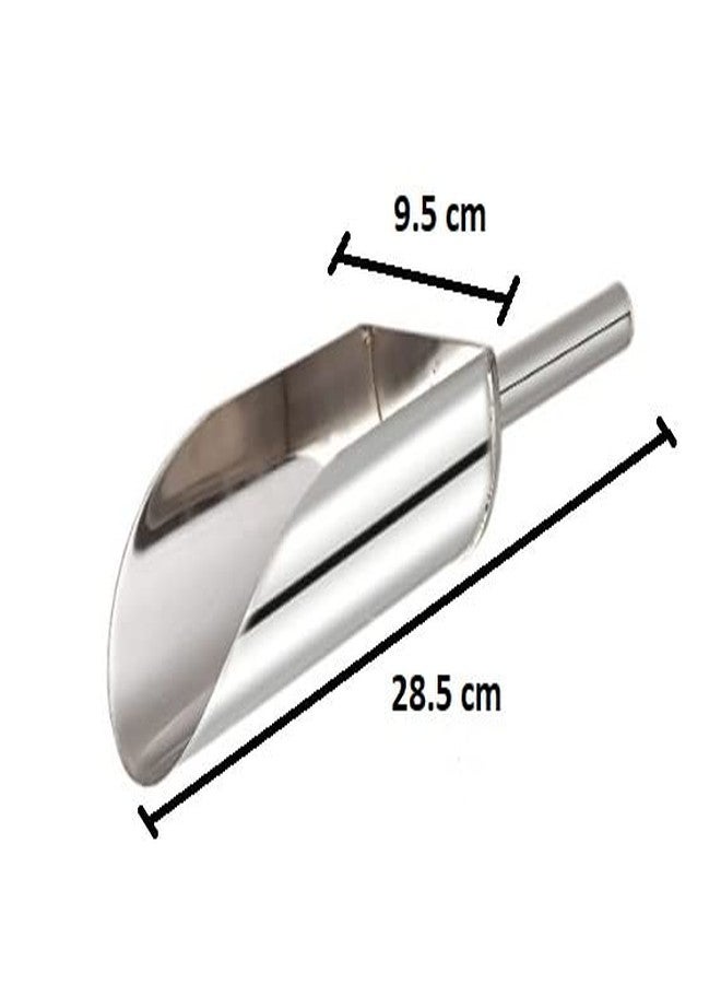 Marwall Stainless Steel Flour Scoop, Grain Scoop, Dry Goods Scoop, Candy Scoop, Spice Scoop for Home & Commercial Use - Image 2